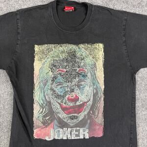 Baltica T-Shirt Mens Size S Black Joker DC Comics Movie Graphic Clown Tee